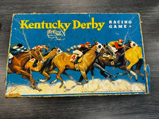 Vintage 1948 Whitman Kentucky Derby Racing Game 2956 Metal Horses Seabiscuit