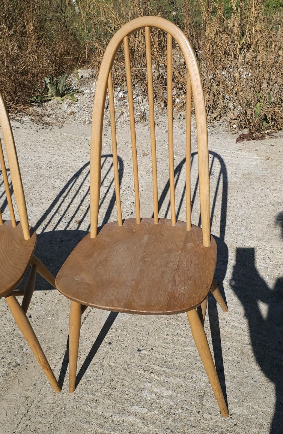 Vintage Ercol Blonde Drop Leaf Table & 4 Dining Chairs Set Delivery Available — image 18