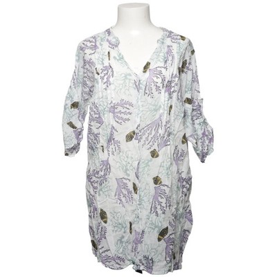 Magic Mare, Top, Größe: ONE SIZE, Weiß/Lila/Grün, Baumwolle, Print, Damen #V3z