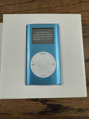 Apple iPod mini 第2世代 ブルー 大容量カスタム116GB Apple iPod Mini: Gen 2 Blue - 128GB | eBay