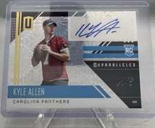 2018 Panini Unparalleled Kyle Allen Rookie Fireworks /5 Auto #287 Panthers