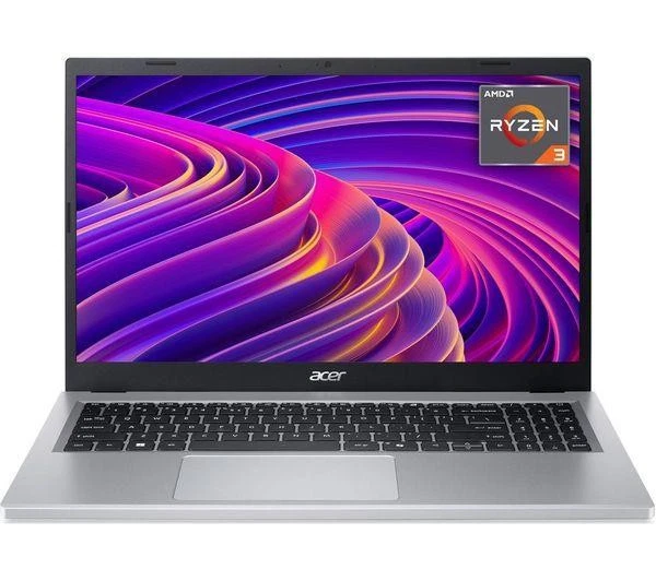 Acer 15.6 Inch Laptop Aspire 3 AMD Ryzen 3 7320U 8GB RAM 256GB SSD Silver - Image 2 of 4