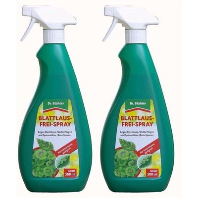 2x Dr. Stähler Blattlaus-Spray 500ml Obst Gemüse Zierplfanzen Anwendungsfertig