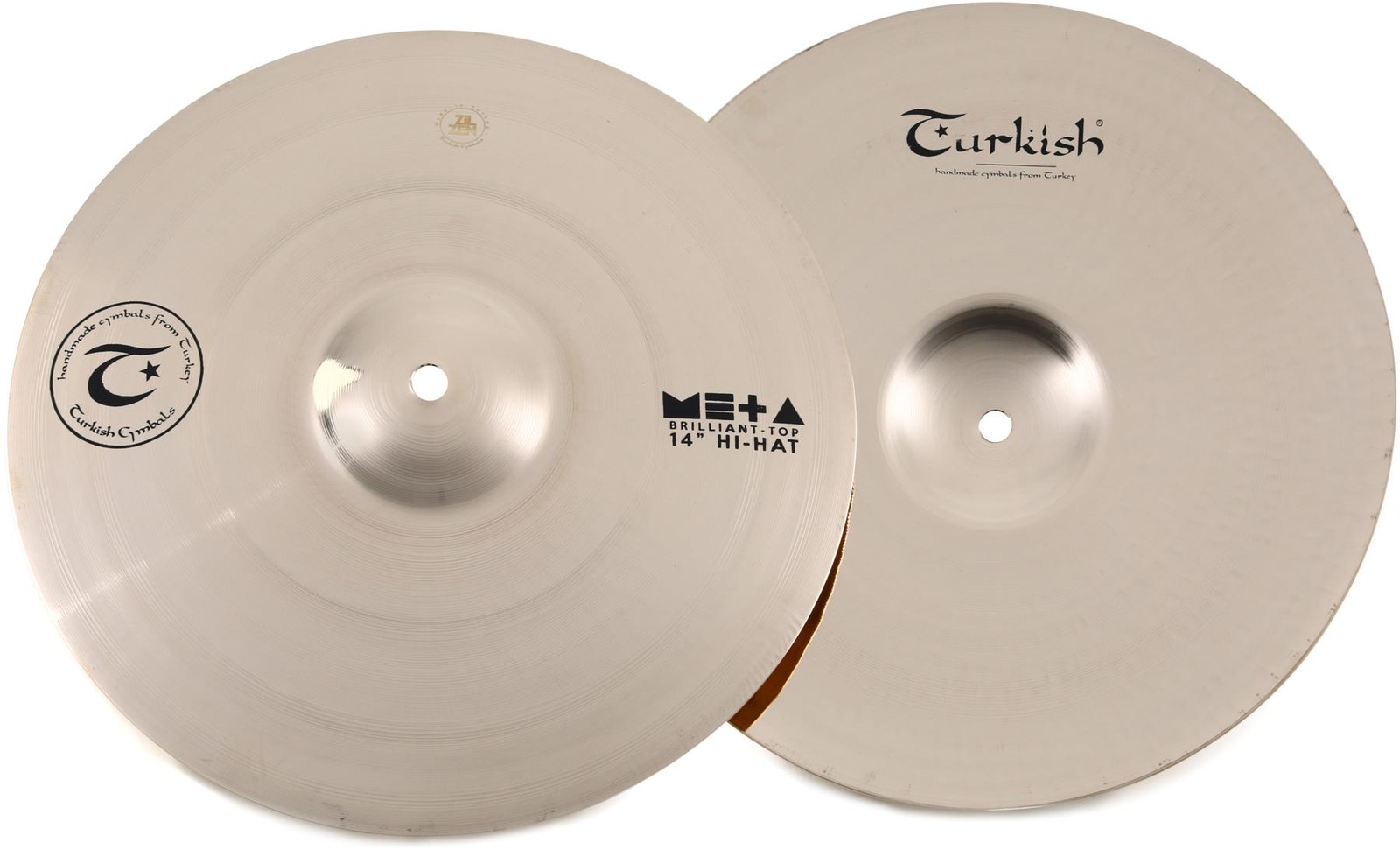 Турецкие тарелки META Hi-hat Cymbals - 14 дюймов