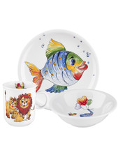 Kindergeschirr , Kinder - Set 3 teilig Compac...