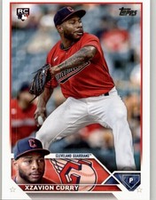 2023 Topps Xzavion Curry Rookie #513 RC Cleveland Guardians