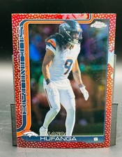 2025 Topps Chrome Football #94 Talanoa Hufanga Leather Refractor