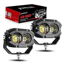 4inch Led Pod Lights - 60w White Flood Beam Off Road 4inch Flood Led Pods