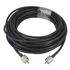 50ft RG58 PL259 Coaxial Coax Cable UHF Male to Male for CB Radio Antenna 50-Ohm