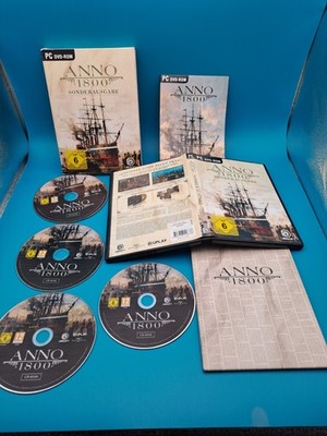 PC Spiel ANNO 1800 Sonderausgabe Ubisoft Pappschuber OVP CIB gut