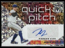 2021 Panini Mosaic #QPA-KB Kris Bubic Quick Pitch Autographs