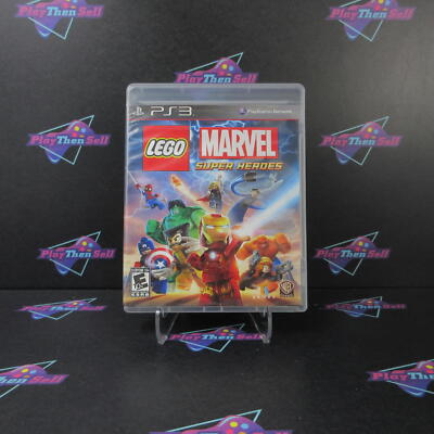 Lego Marvel Super Heroes PS3 PlayStation 3 Complete - 1 Year Warranty VG
