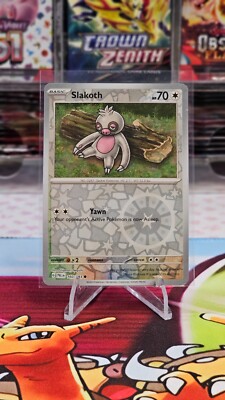 Slakoth Reverse Holographic Common 160/193 Pokémon TCG Paldea Evolved NM/M