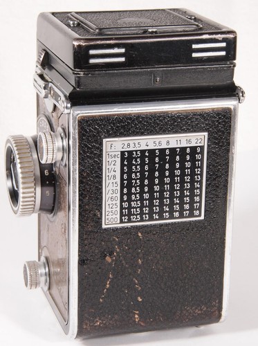 ROLLEIFLEX T TLR Camera with Zeiss Planar Lens for Parts/Repair - Photo 6/12