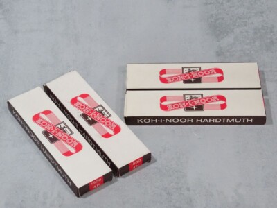 Hardtmuth Koh-I-Noor 4x Bleistifte 1500 4H & 6H DDR - NEU & OVP