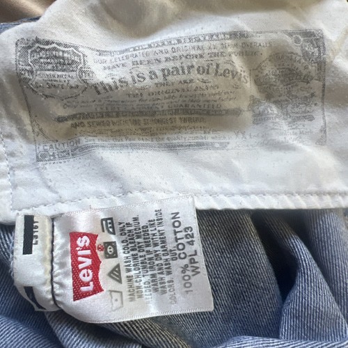 Levi's 501 Men's Blue Jean 34x30 Made Mexico - Picture 16 of 18