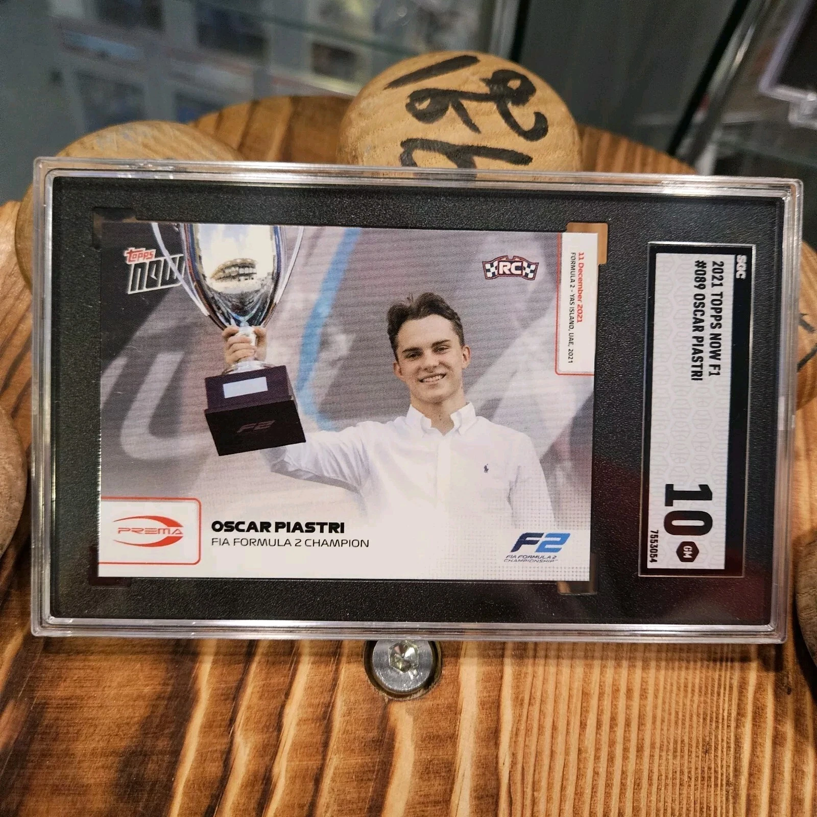 Oscar Piastri trading card