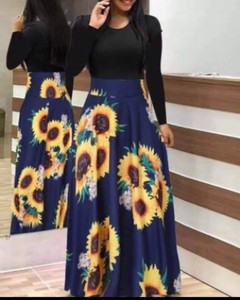 vestido largo casual