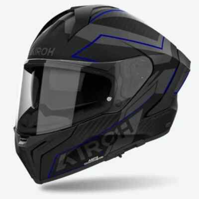 Airoh Matryx Sentinel Blue Matt Full Face Helmet Size S