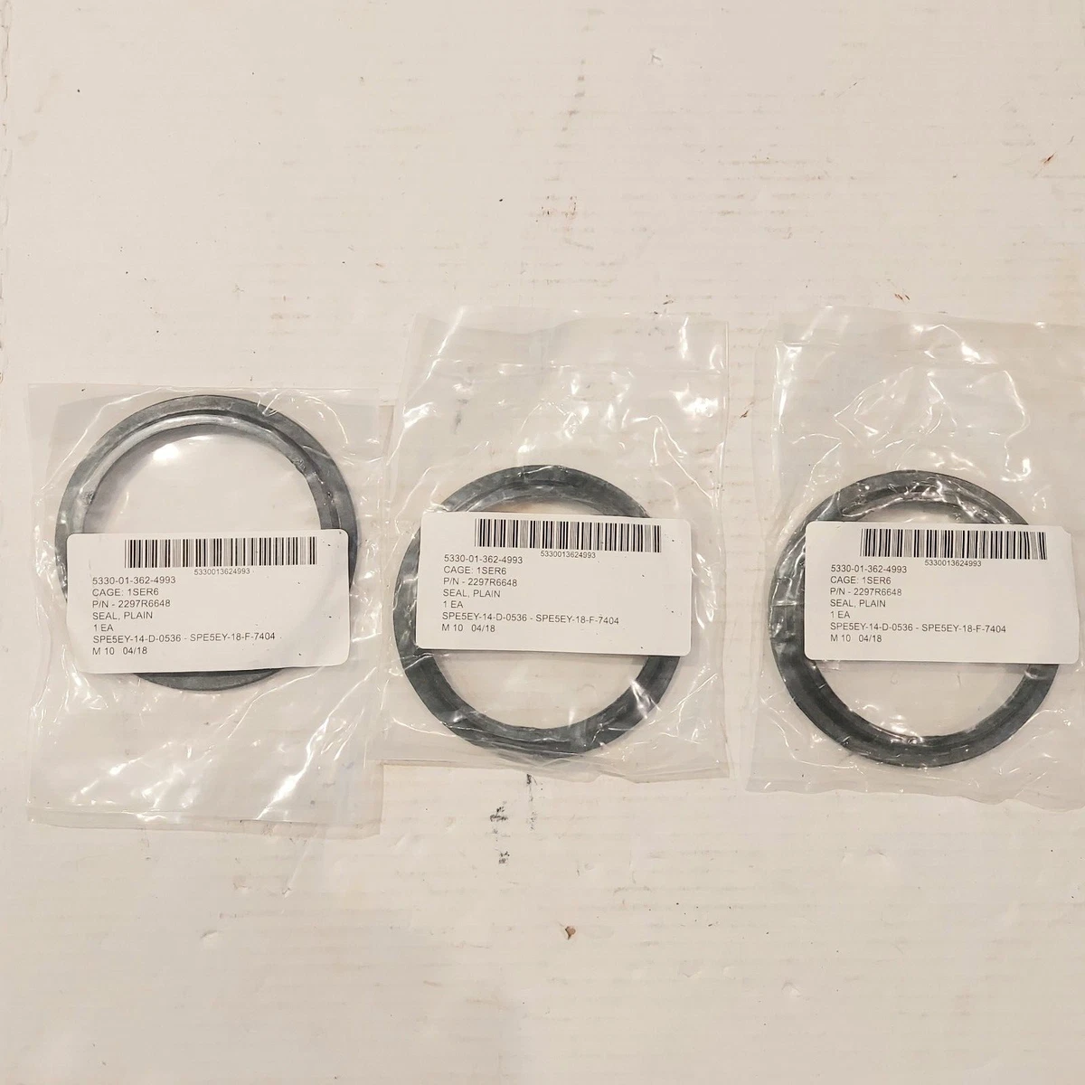 Lot Of 3 NOS 5330-01-362-4993 Seals, Plain 2297R6648 LMTV, FMTV | eBay