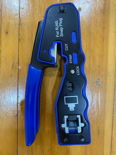 New Crimping Tool Network Crimper RJ45 EZ Pass Through for Cat6a 8P8C Cat7 AU - Picture 9 of 10