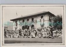 Santa Barbara CA - POST OFFICE 1936 HISTORICAL PARADE -  Snapshot Photograph