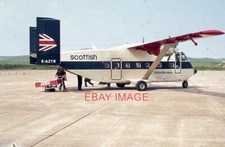 PHOTO  SKYVAN AT MACHRIHANISH TAKEN IN THE DAYS WHEN THERE WAS NO 'AIRPORT' AT M