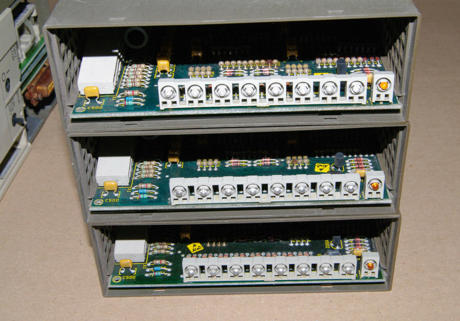 4x Siemens Simatic S5 modules: CPU+Input PLC controller 6ES5 102-8MA01,421-8MA12 Tanie i popularne