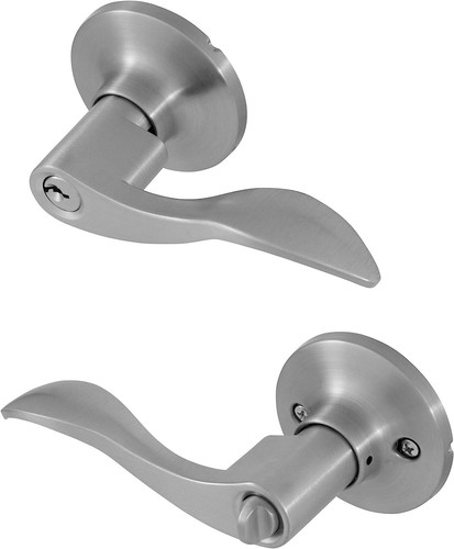 Wave Style Door Entrance Lever for Office/Interior Room Door-Entrance (2 sets) - Picture 4 of 11