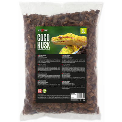 Repti Planet Coco Husk 8L Kokossubstrat Bodengrund Schlangen Reptilien Terrarium