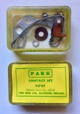 Park Bros. Contact Set PB 97 (420197) Jaguar, Austin Healey, many others (ssc2)