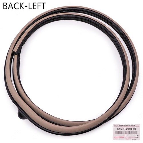 Rear Left Door Rubber Weatherstrip Seal For Toyota Corolla Altis 2001 2007 - Imagen 4 de 8