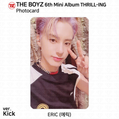 The Boyz 6th Mini Album Thrill-ing Official Photocard Postcard