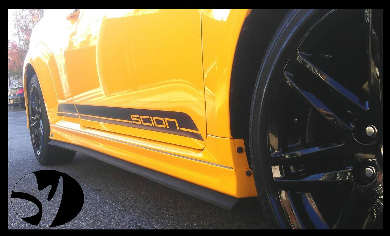 LOTuS Side Skirt RhinoLip Rubber Chin Lip Trim or Front Add-on Stance Style Kit