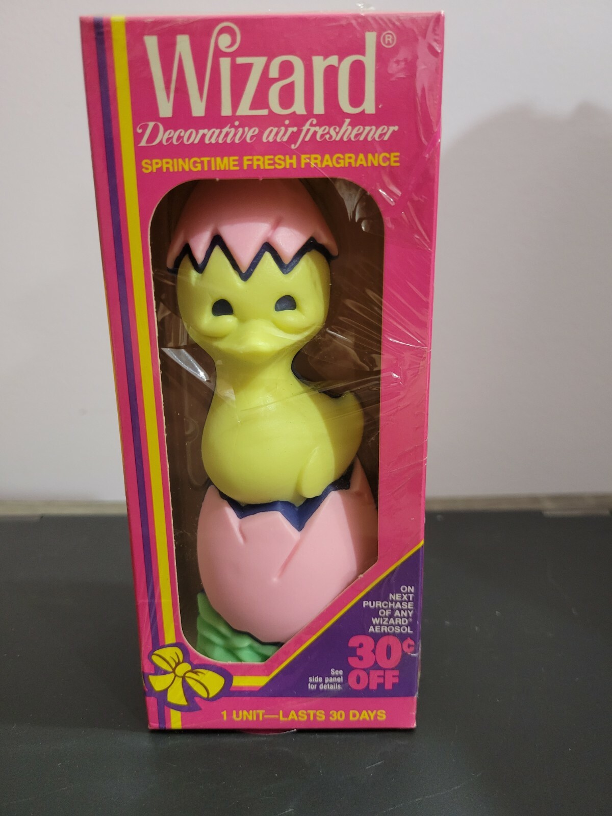 Vintage Wizard Air Freshener Chick popping out of Egg eBay