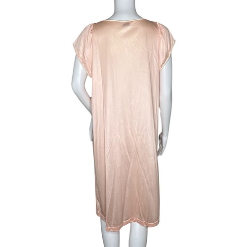 Vintage Vanity Fair Nightgown Set Womens Small Pink Bohemian Grandmacore Granny - Picture 9 of 13