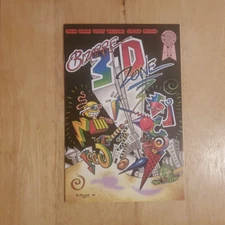 Bizarre 3-D Zone Blackthorne 3-D Series #5 Vintage Blackthorne Publishing 1986