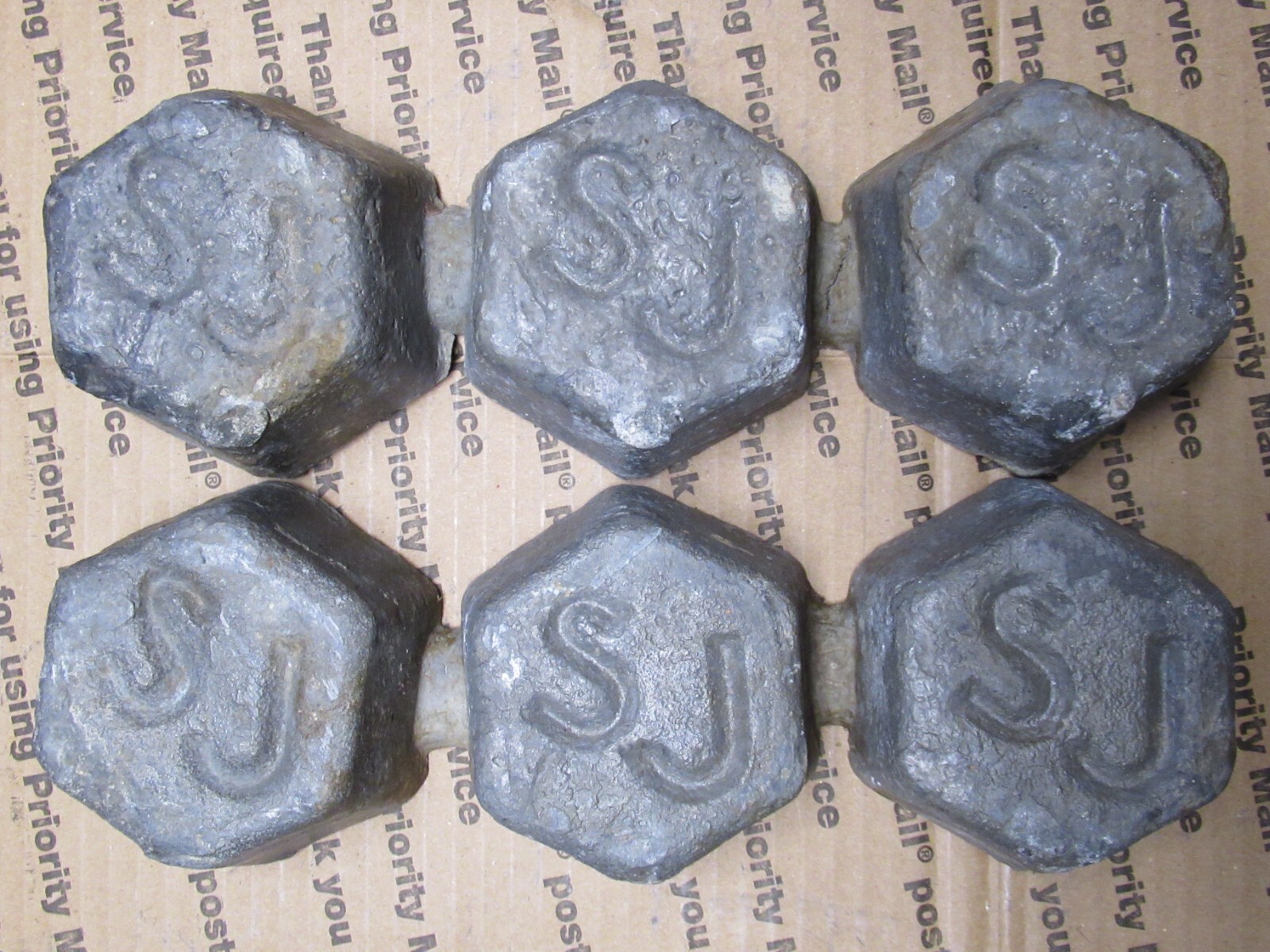 Almost 28 lbs Lead Ingots for casting sinkers, jigs, bullets. (123s