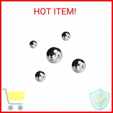 500Pcs Assorted Loose Bicycle Bearing Balls 1/8", 5/32", 3/16" 7/32" and 1/4"