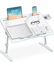 Breakfast in Bed Lap Desk for Laptop Portable Bed Table Desk Laptop Desk