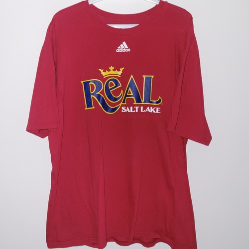 Adidas Real Salt Lake T-Shirt Men's Size 2XL MLS Soccer Club