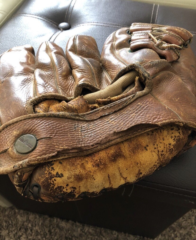 Gant De Baseball Vintage Wilson 609 – Cuir 5 Doigts – Taille 11 – Homme – Occasion
