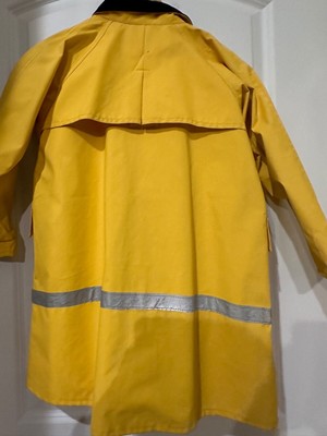 Manteau De Pluie Vintage Pour Enfants Wipette - Taille S, Rayures, Imperméable Avec Capuche