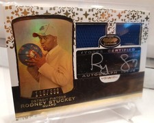 2007-08 Topps Echelon Dual Relics /399 Rodney Stuckey #57 Rookie Auto RC