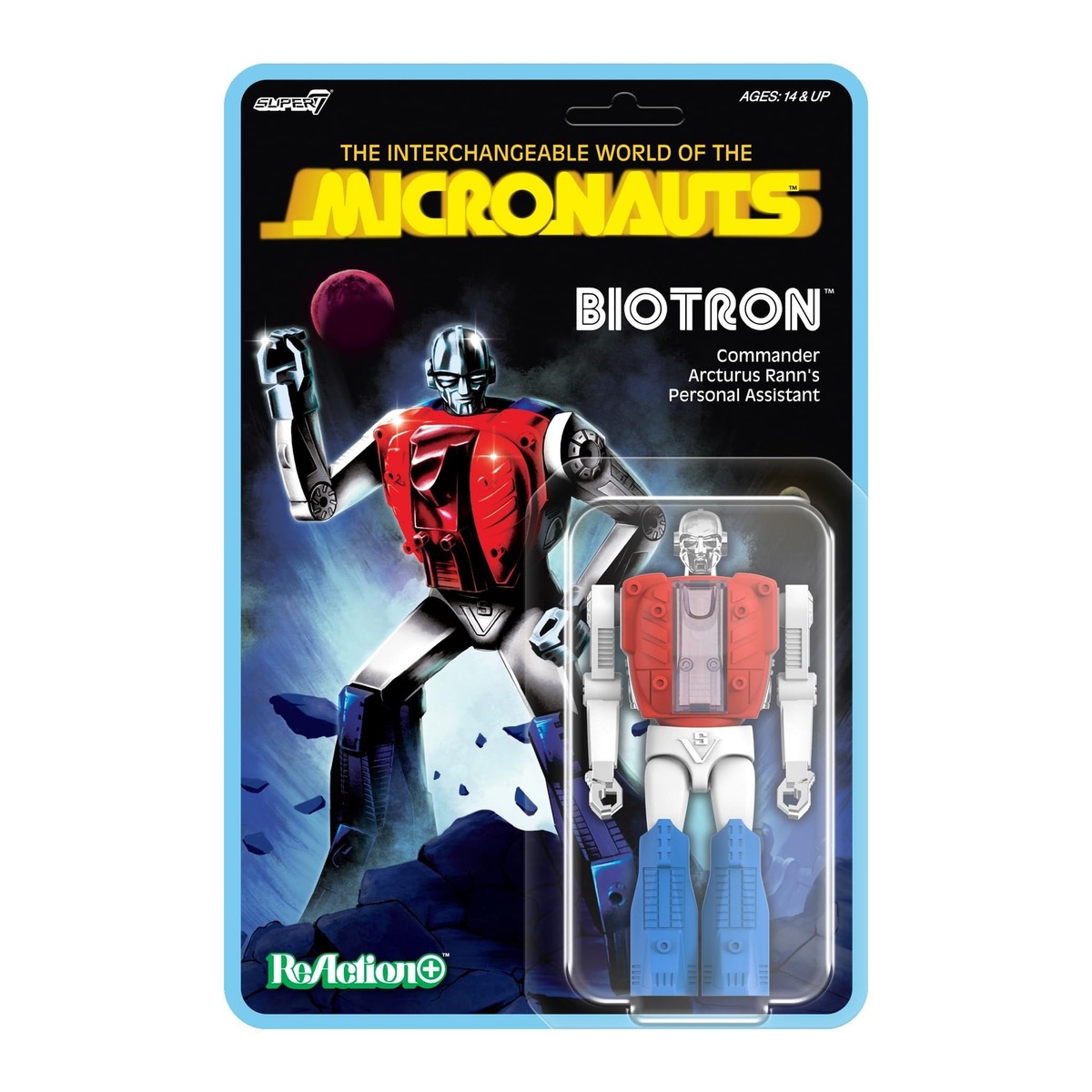 Super7 Micronauts Reaction+ Wave 01 - Biotron Action Figure | eBay