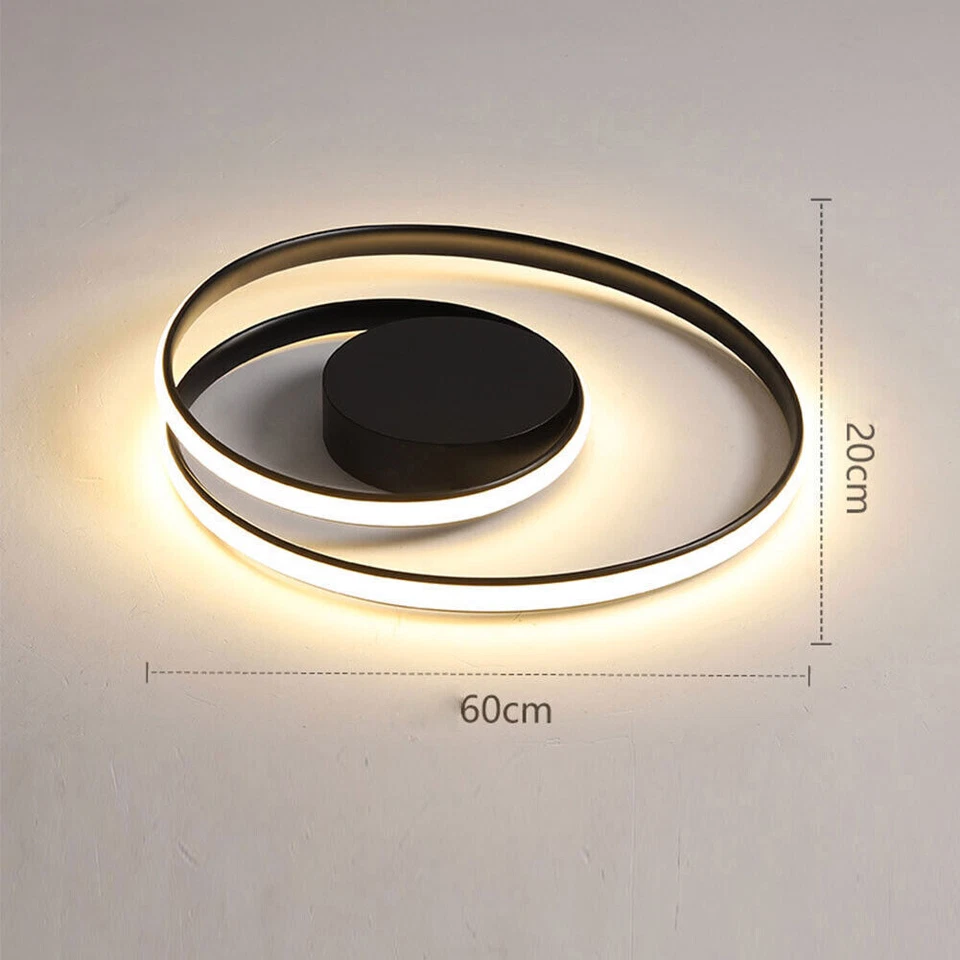 Modern Acrylic Creative LED Strips Ceiling Lamp Pendant Chandelier Light Fixture - Image 2 of 4