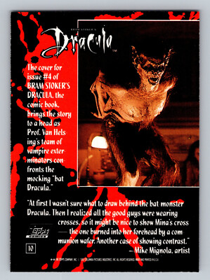 1992 Topps Bram Stoker's Dracula #12 Movie Promo Trading Card Mike