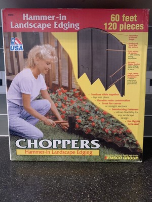 120-pack Resin Hammer-in Landscape Edging Choppers 1//2 Ft
