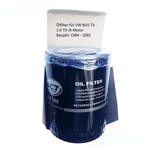 VW T3 Turbolader-ORIG. Ansaugkrümmer, #068129713G VW BUS T3 85-91+ÖLFILTER - Bild 3 von 3