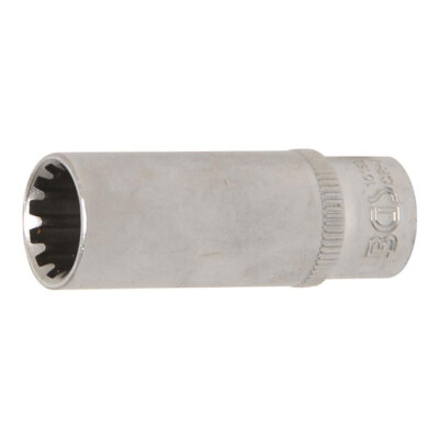 Steckschlüssel-Einsatz, Gear Lock, 6,3 (1/4), tief, 12 mm